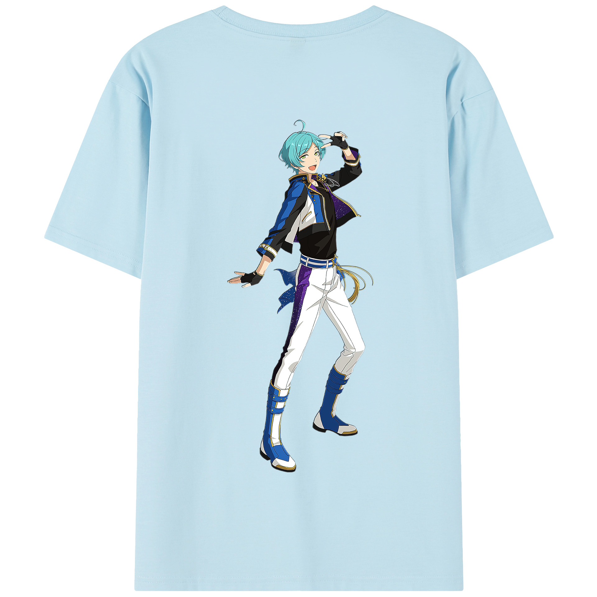 （画像用） あんさんぶるスターズ! Ensemble Stars 綿100％半袖Tシャツ（背面プリント）